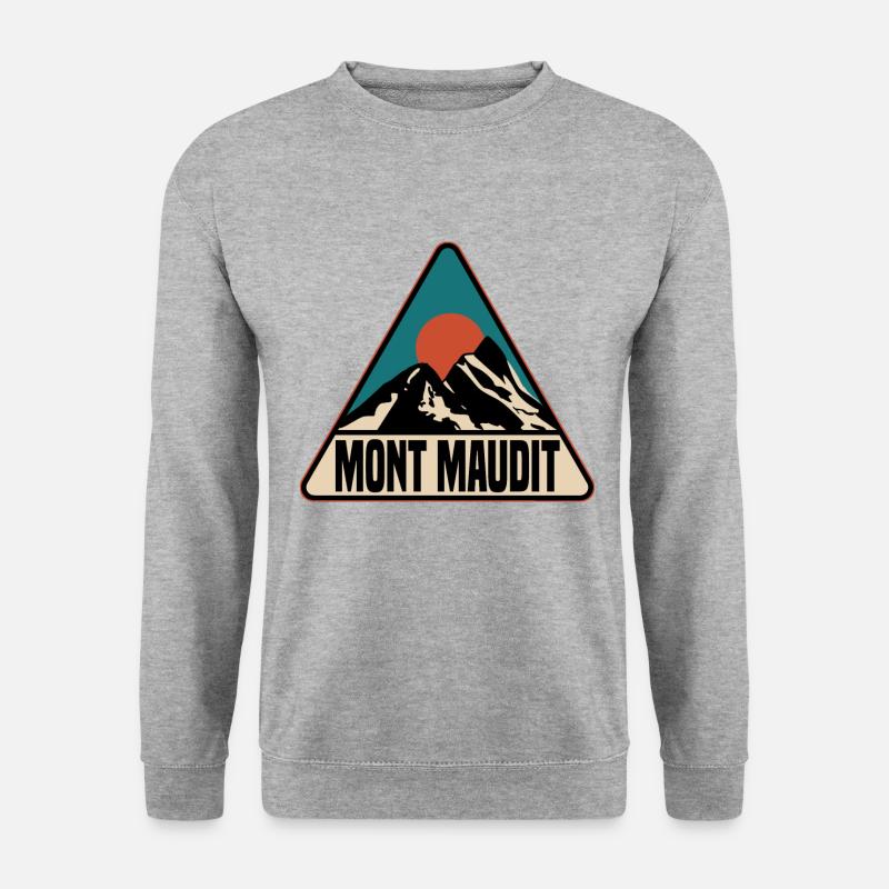 Mont Maudit - Unisex Sweatshirt - salt & pepper