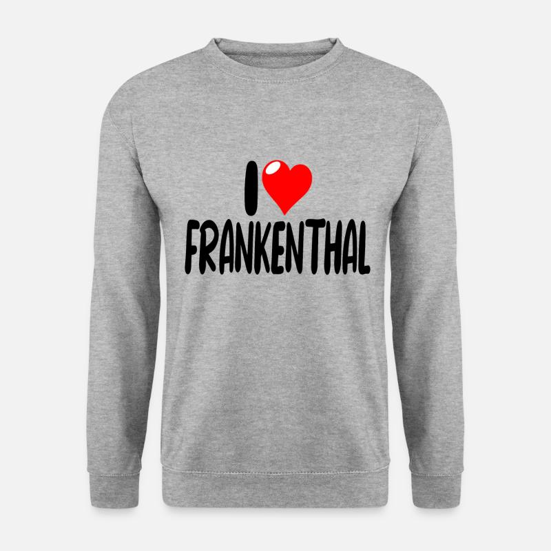 Frankenthal - Unisex Pullover - Weißgrau meliert