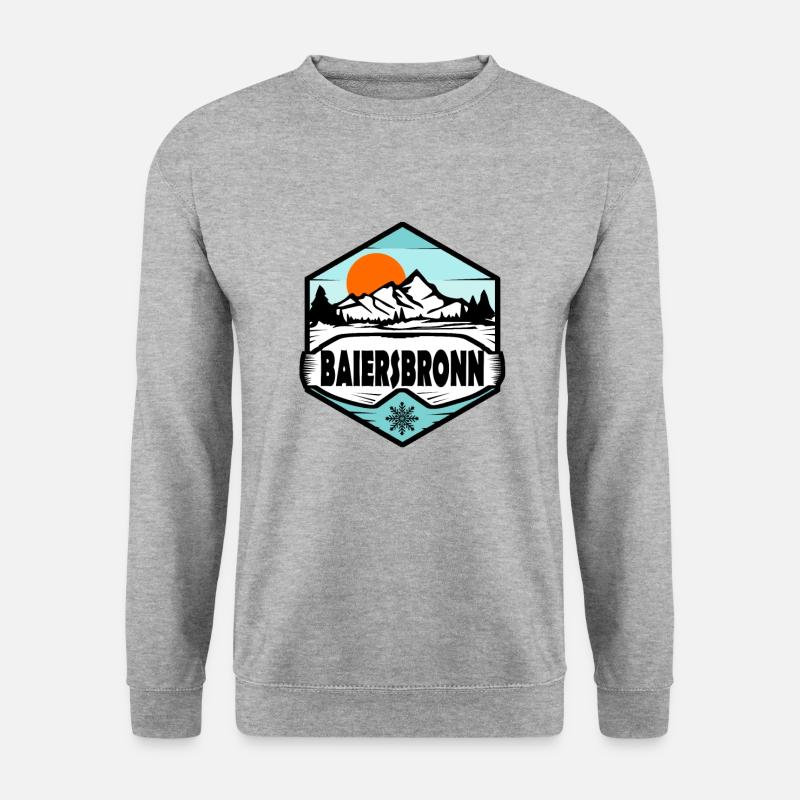 Baiersbronn - Unisex Pullover - Weißgrau meliert