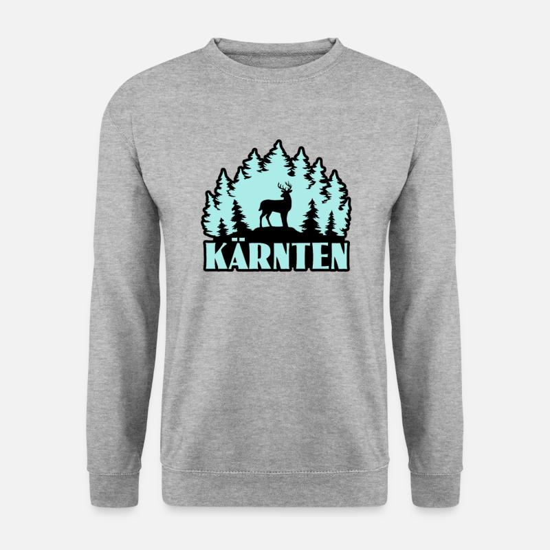 Kärnten - Unisex Pullover - Weißgrau meliert