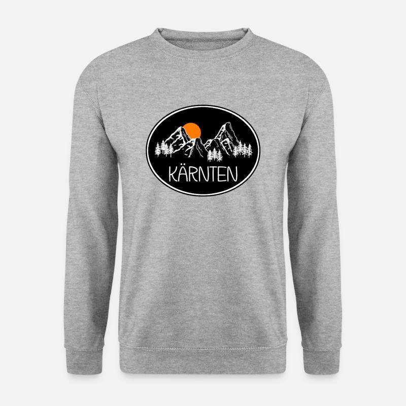 Kärnten - Unisex Pullover - Weißgrau meliert