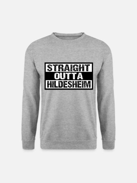 Hildesheim - Unisex Pullover - Weißgrau meliert