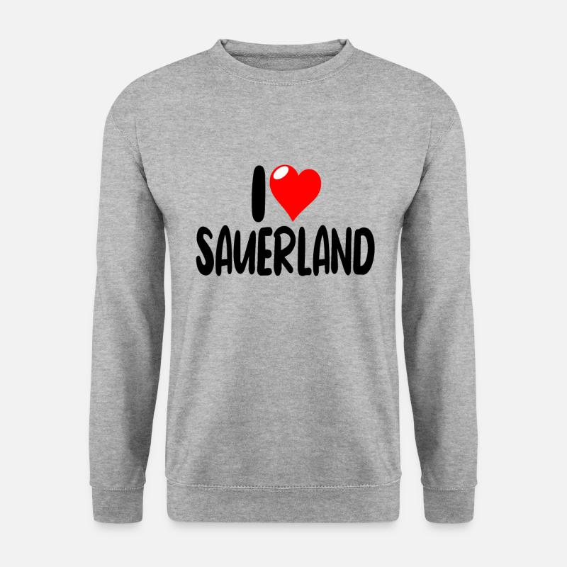 Sauerland - Unisex Pullover - Weißgrau meliert