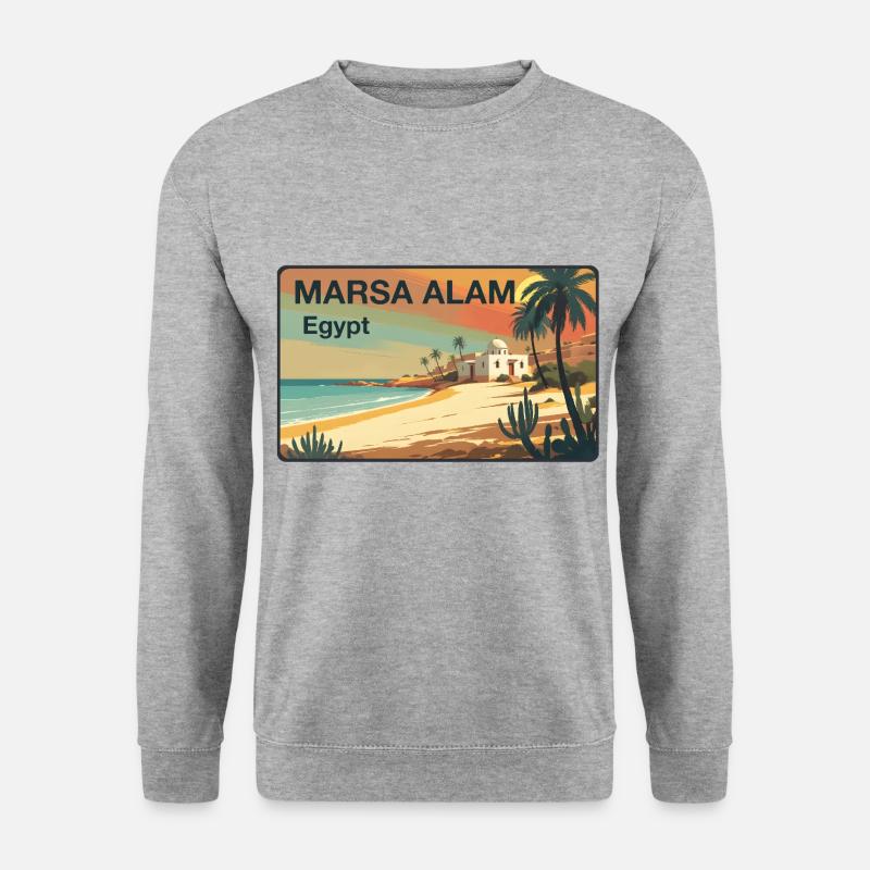 Marsa Alam - Unisex Pullover - Weißgrau meliert