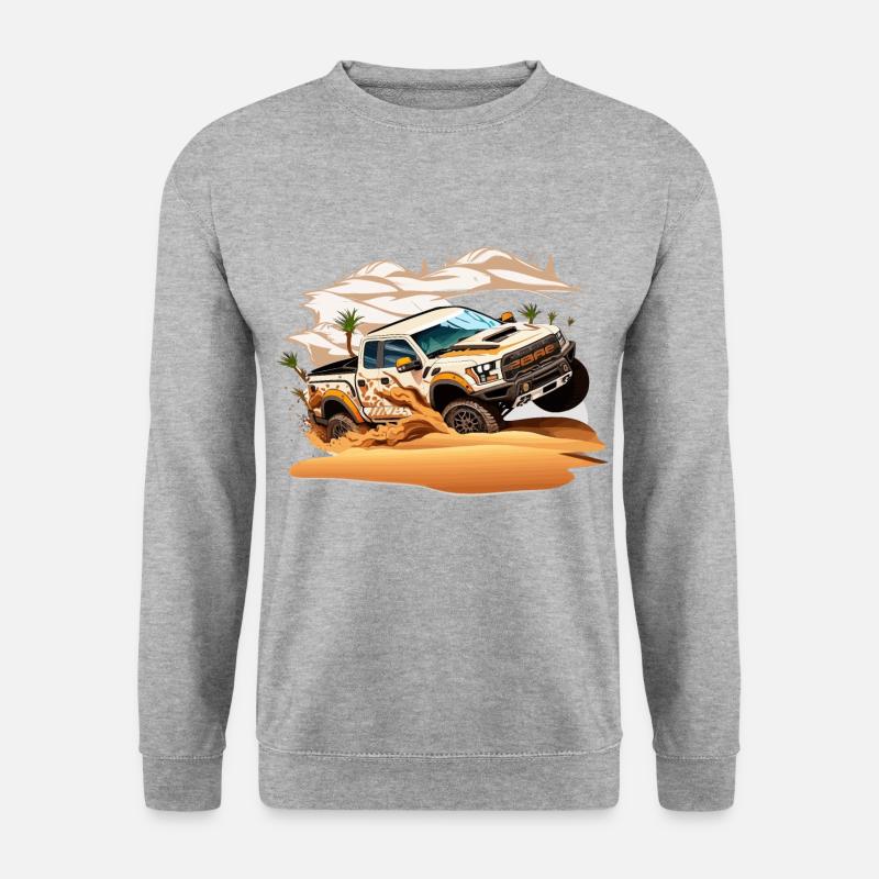Die Sandhaie - Unisex Pullover - Weißgrau meliert