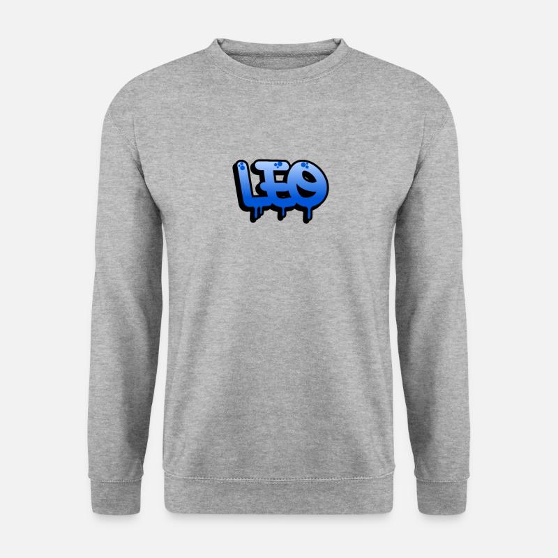 Graffiti name Leo - Unisex Sweatshirt - salt & pepper