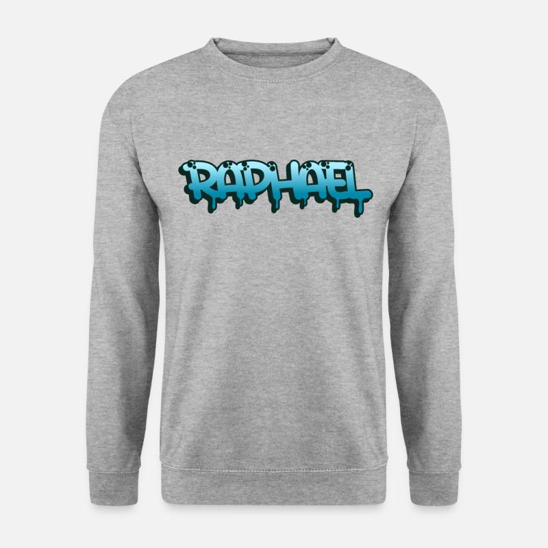 Graffiti name Raphael - Unisex Sweatshirt - salt & pepper