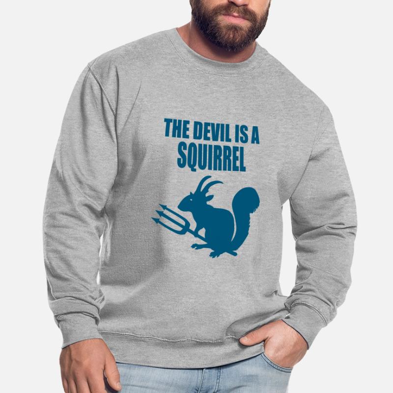 The devil is a squirrel, Devil Squirrel Unisex Sweatshirt