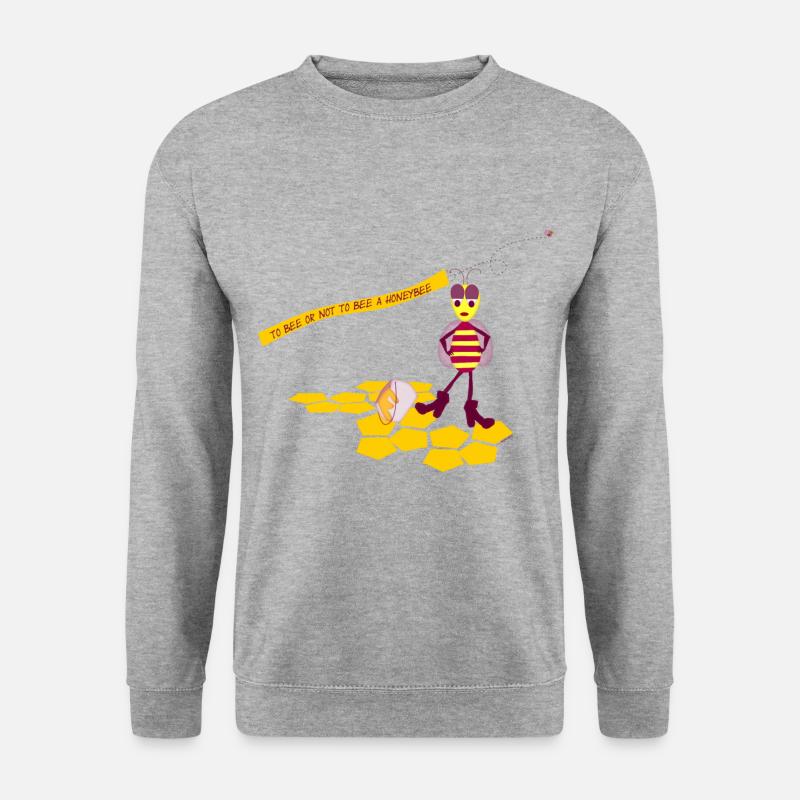 Honeybee - Unisex Sweatshirt - salt & pepper
