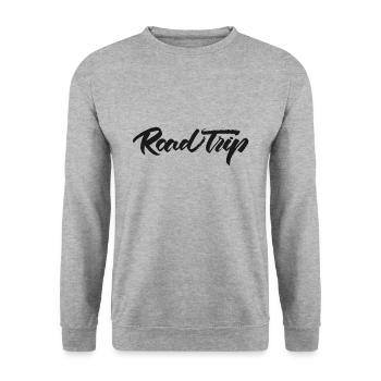 ROAD TRIP - Sweat-shirt Unisexe - gris chiné - Devant - Alina (178cm) & Michal (187cm)