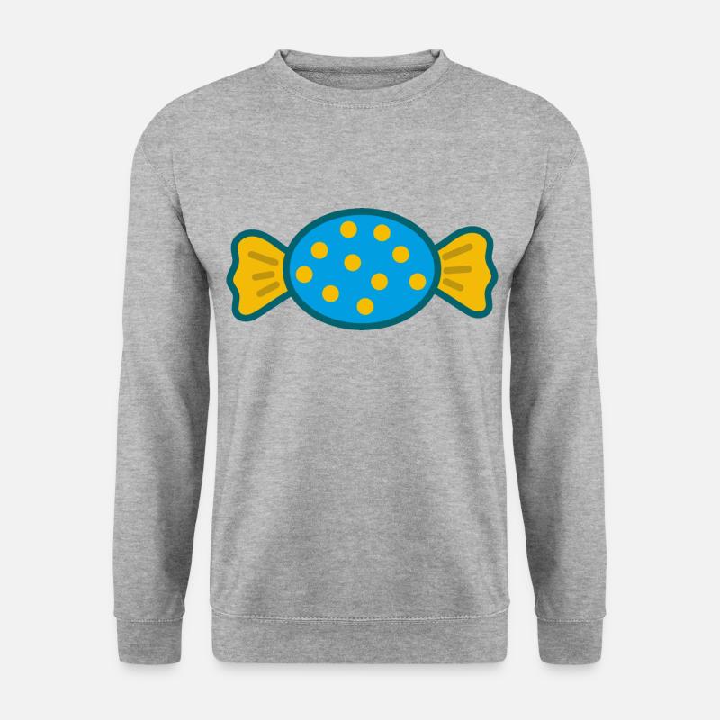 Süßigkeit Süßigkeiten - Unisex Pullover - Weißgrau meliert