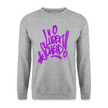 Lüdenscheid Graffiti T Shirt - Unisex Pullover - Weißgrau meliert - Vorne - Alina (178cm) & Michal (187cm)