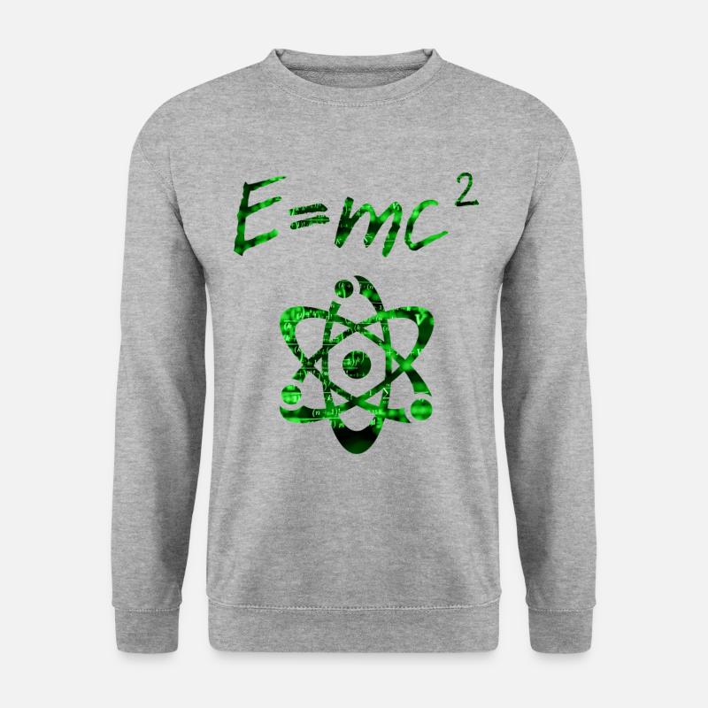 Atom/Formel - Unisex Pullover - Weißgrau meliert