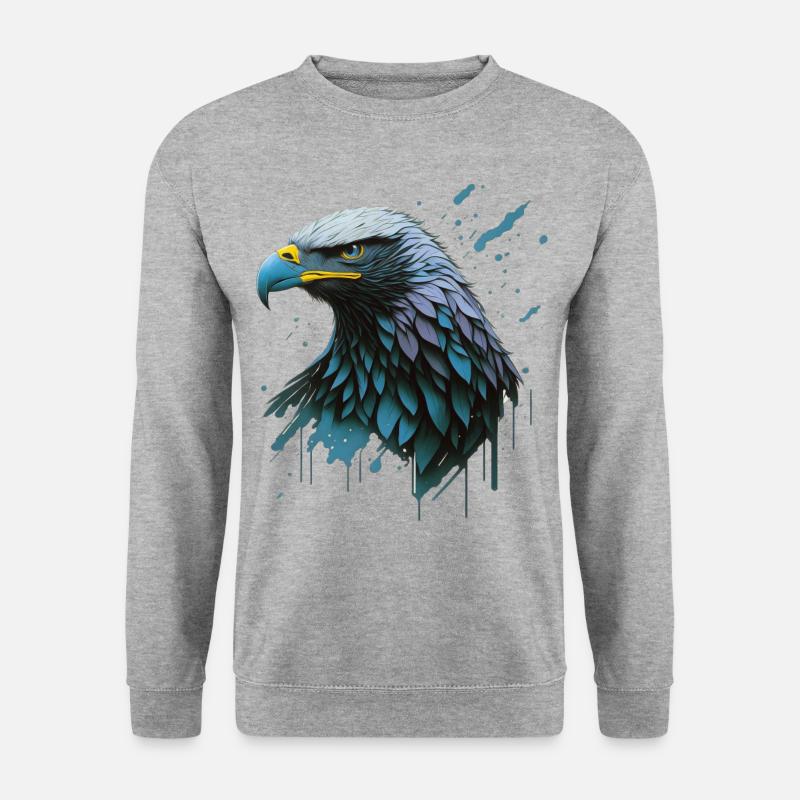 Unleash the Majesty: Eagle - Unisex Sweatshirt - salt & pepper