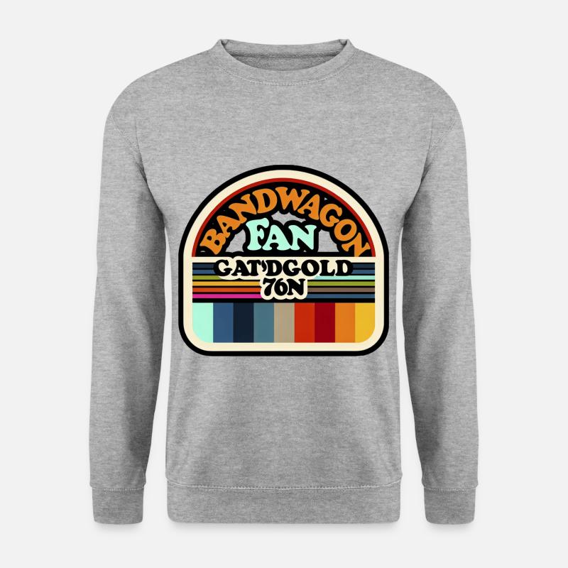 Bandwagon Fan 18 - Unisex Pullover - Weißgrau meliert