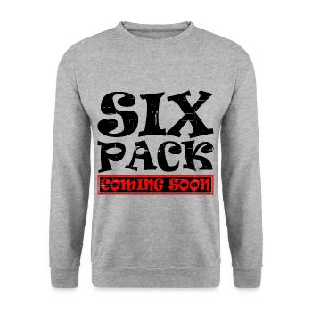 Pack de six à venir bientôt 39 - Sweat-shirt Unisexe - gris chiné - Devant - Alina (178cm) & Michal (187cm)