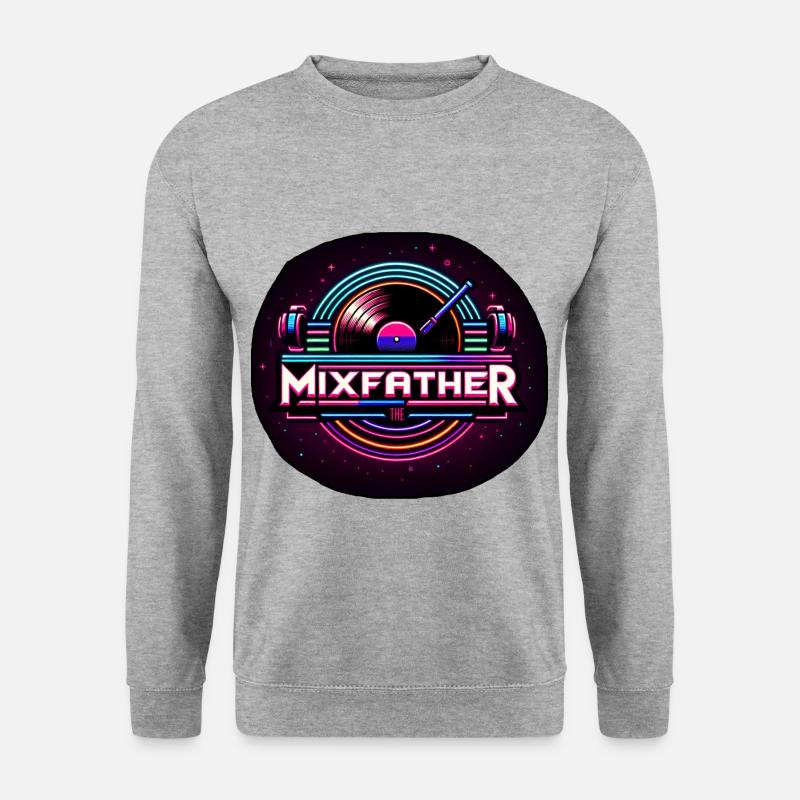 The Mixfather 12 - Unisex Pullover - Weißgrau meliert