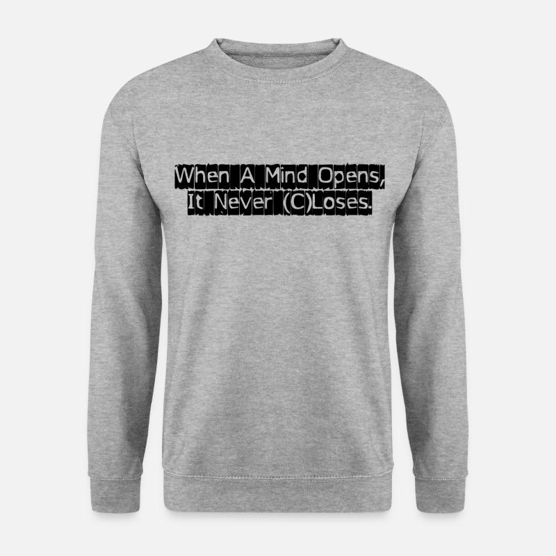 When A Mind... - Unisex Sweatshirt - salt & pepper