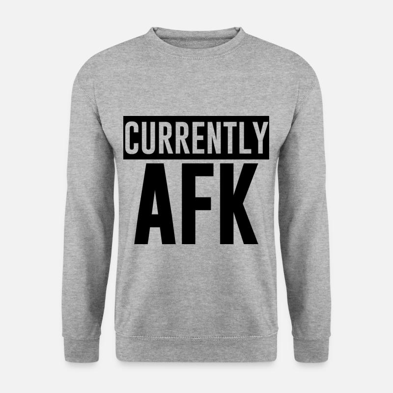 Currently Afk 3 - Unisex Sweatshirt - salt & pepper
