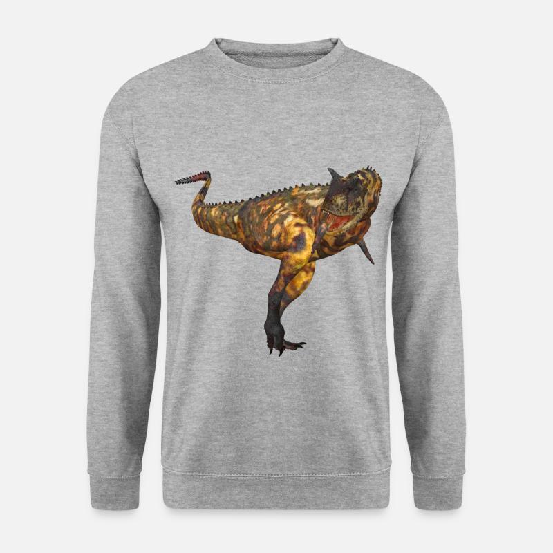 Carnotaurus - Unisex Pullover - Weißgrau meliert