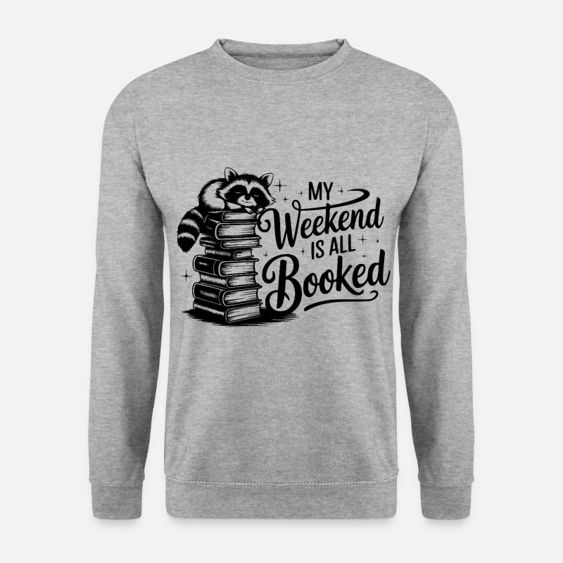Mon week-end est complet - Sweat-shirt Unisexe - gris chiné