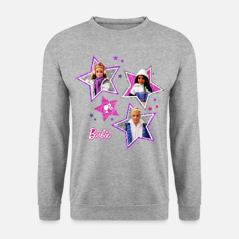 Barbie Christmas Edition - Unisex Pullover - Weißgrau meliert