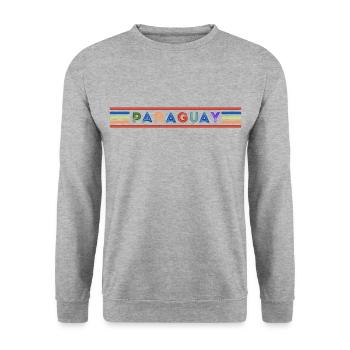 Paraguay - Sweat-shirt Unisexe - gris chiné - Devant - Alina (178cm) & Michal (187cm)