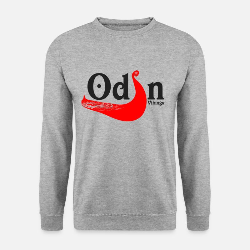 Odin - Unisex Pullover - Weißgrau meliert