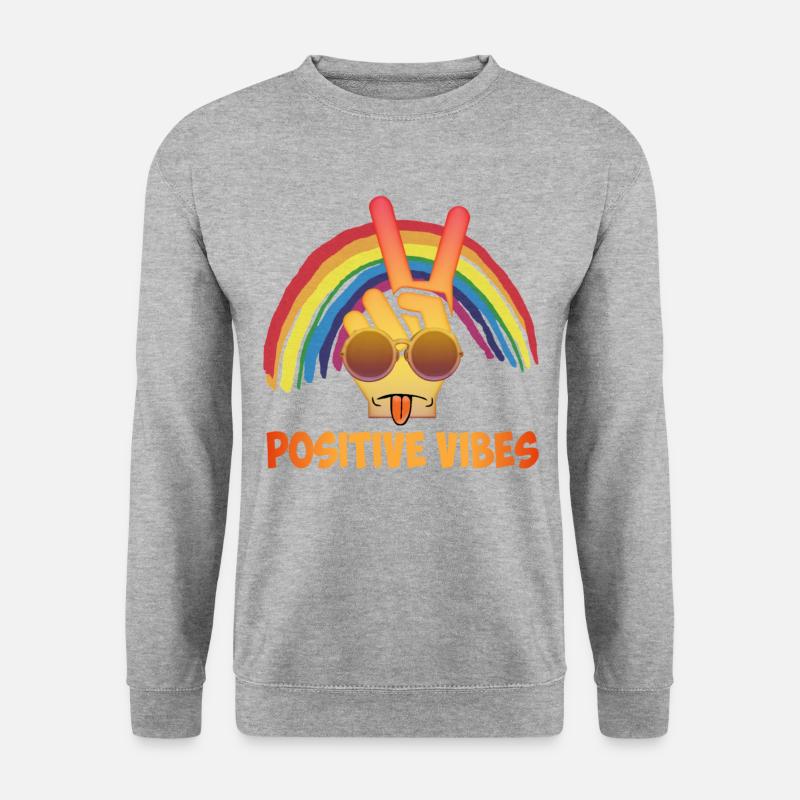De bonnes ondes - Sweat-shirt Unisexe - gris chiné