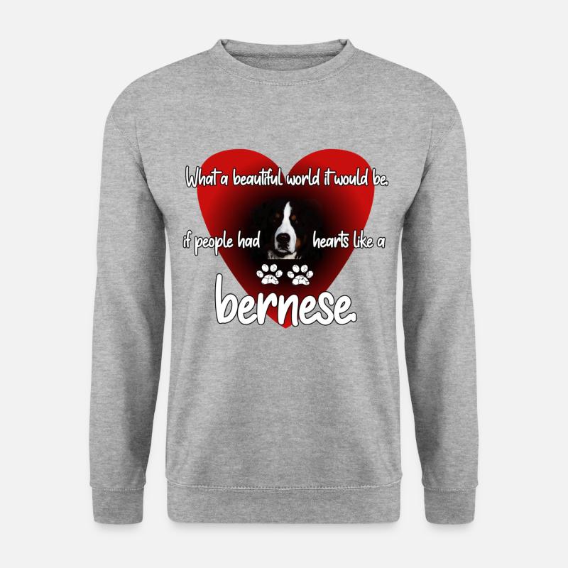 Berner - Unisex Pullover - Weißgrau meliert