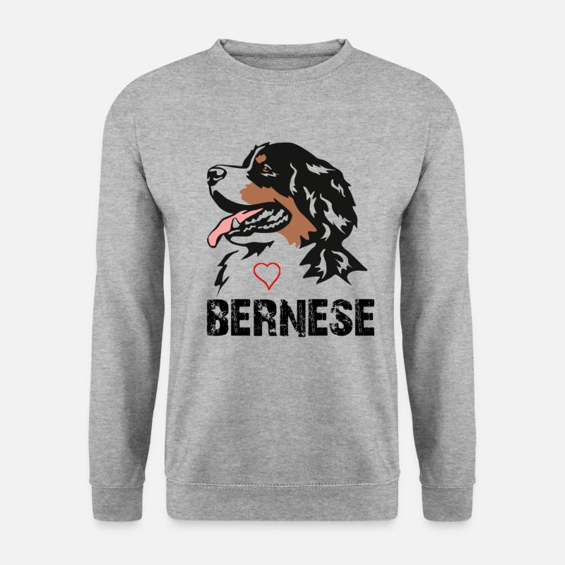Bernese mountain dog - Unisex Sweatshirt - salt & pepper