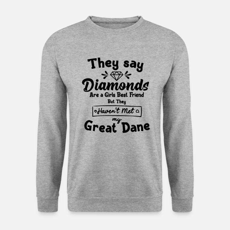 Great dane - Unisex Sweatshirt - salt & pepper