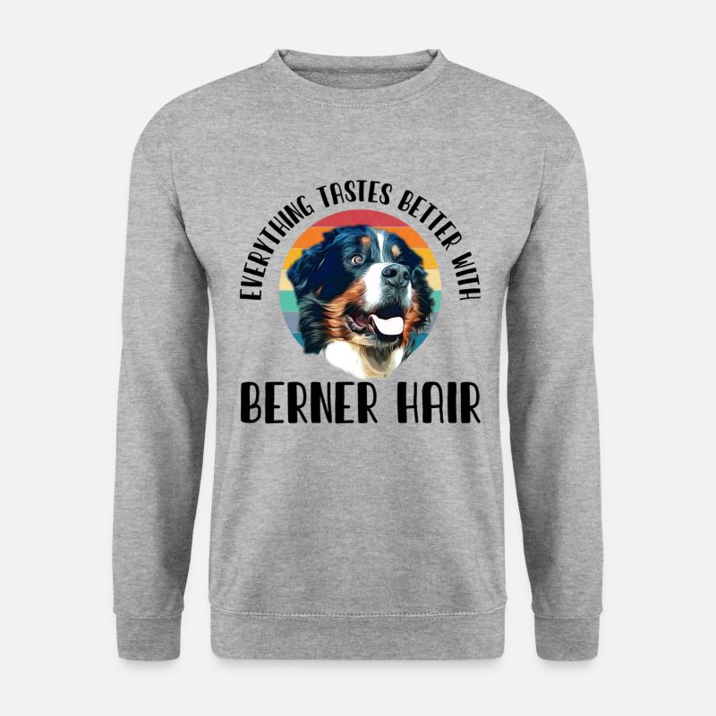 Bernese mountain dog - Unisex Sweatshirt - salt & pepper