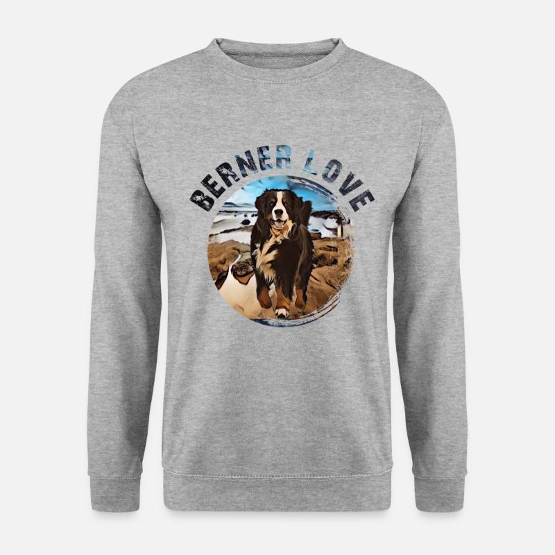 Bernese mountain dog - Unisex Sweatshirt - salt & pepper