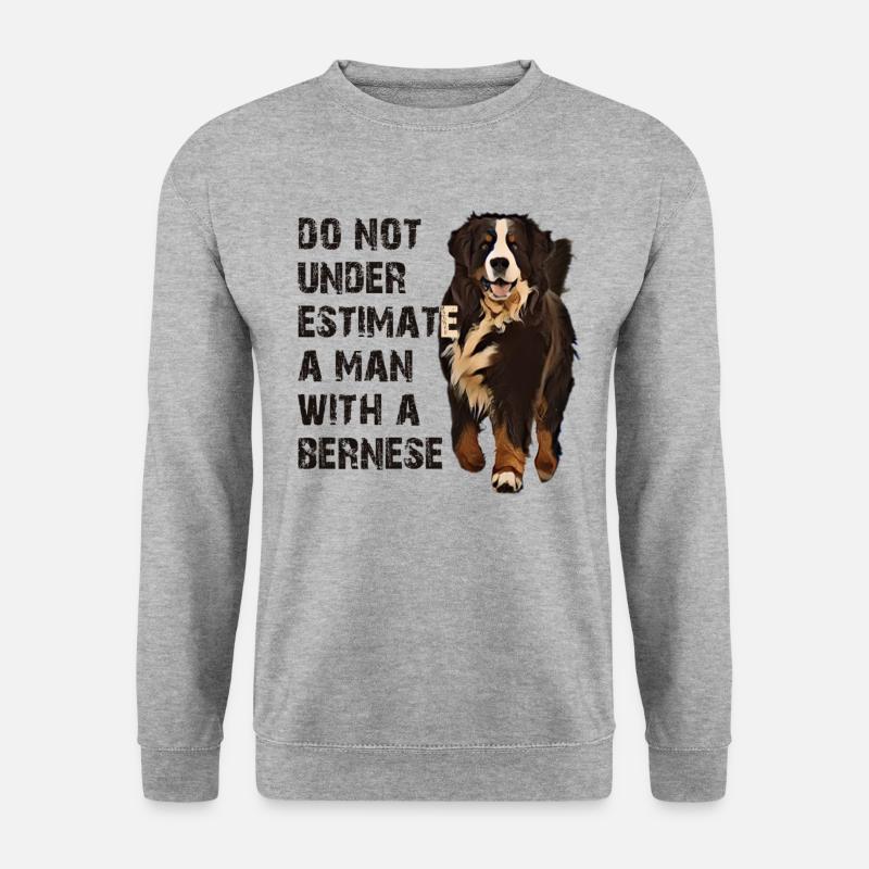 Bernese mountain dog - Unisex Sweatshirt - salt & pepper