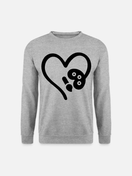Painter Heart Art Lovers - Unisex Sweatshirt - salt & pepper