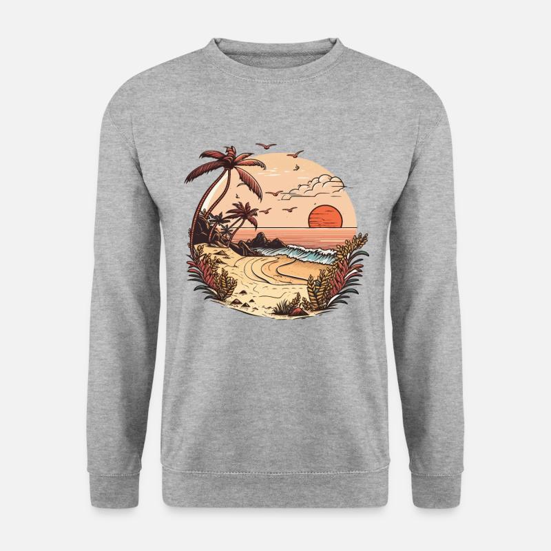 Beach Sunset - Unisex Sweatshirt - salt & pepper