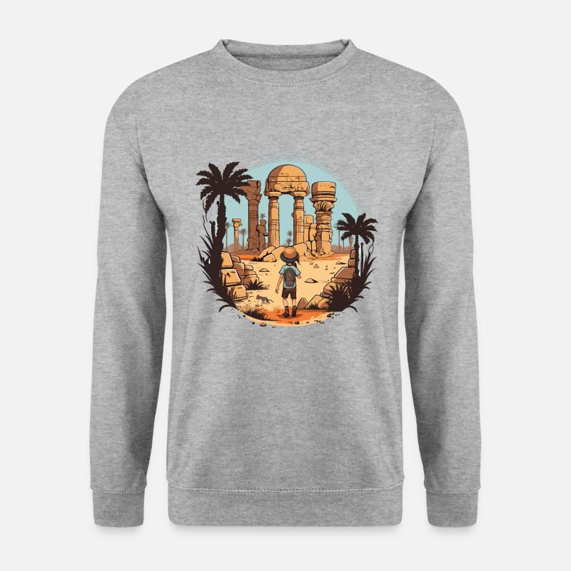 Kampfkünste: Kampfgeist - Unisex Pullover - Weißgrau meliert