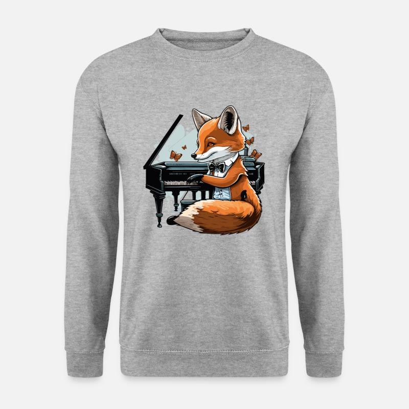 Classy Fox - Unisex Sweatshirt - salt & pepper