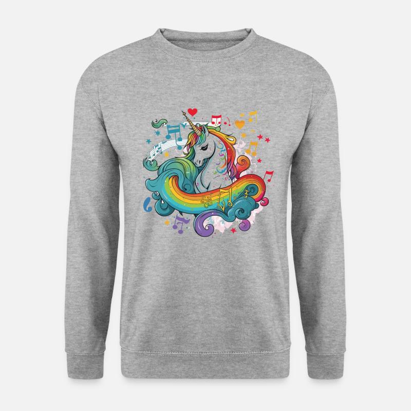Rainbow Rhapsody - Unisex Sweatshirt - salt & pepper