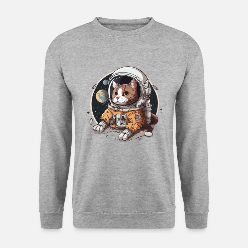 Aventure cosmique - Sweat-shirt Unisexe - gris chiné