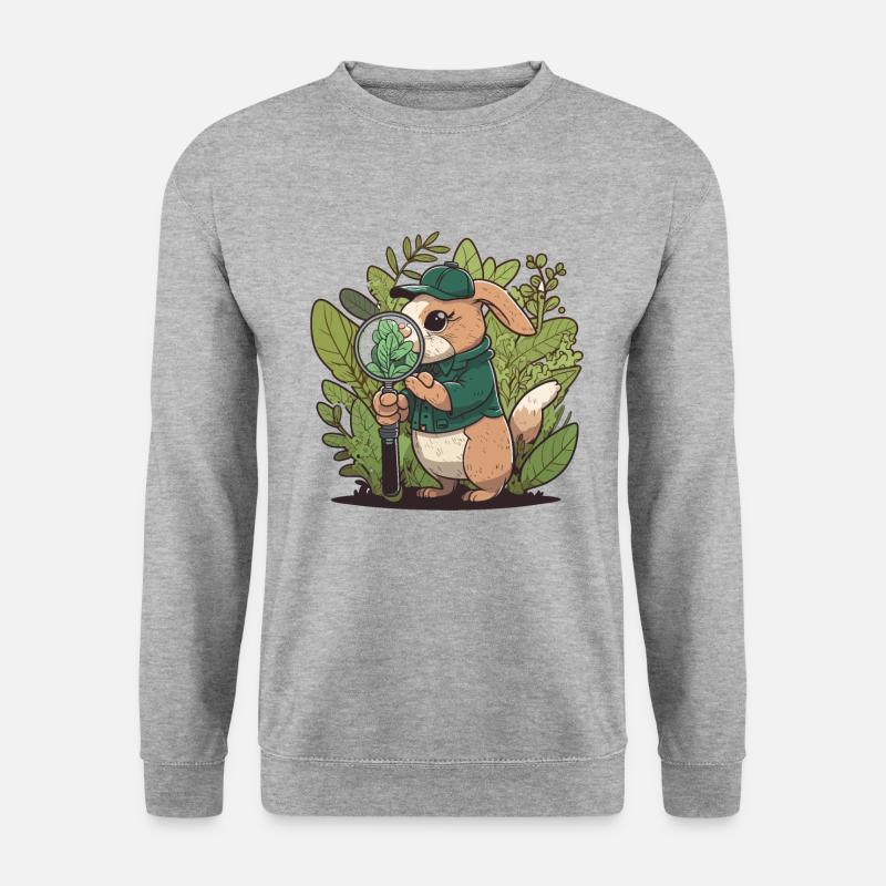 Hares Herbology - Unisex Sweatshirt - salt & pepper