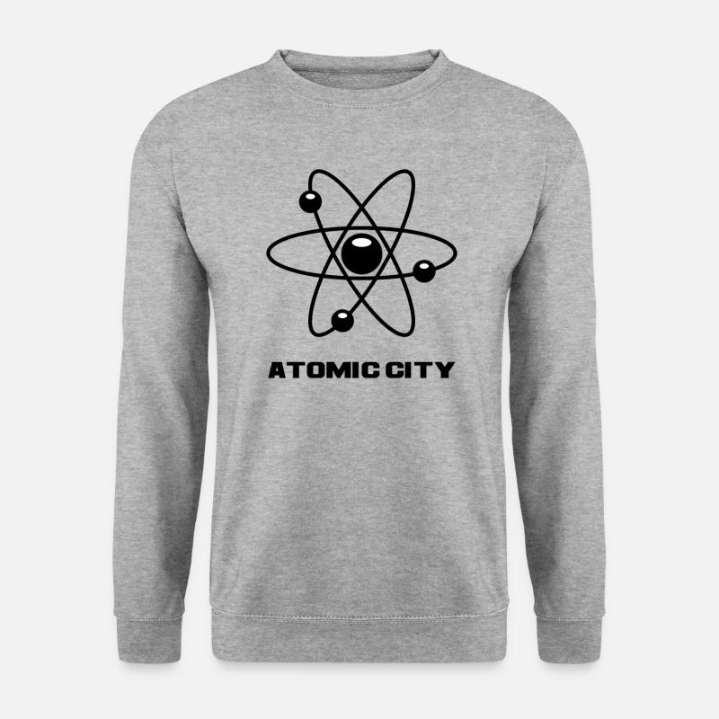Atomic City - Unisex Pullover - Weißgrau meliert