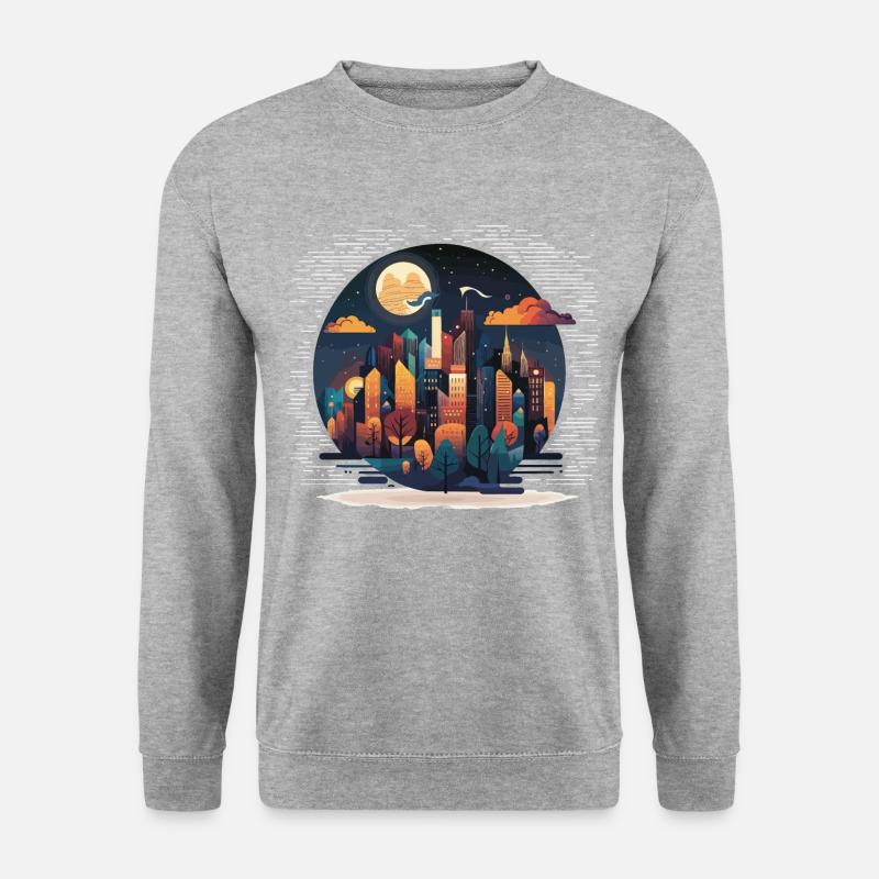 The Night Explorer - Unisex Sweatshirt - salt & pepper