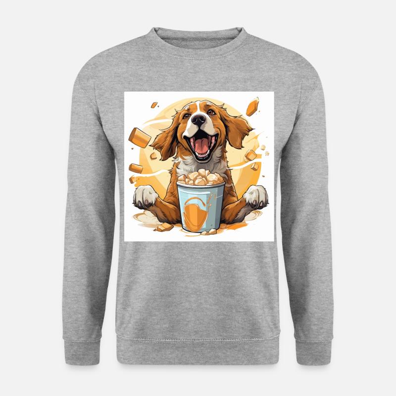 The Caffeine Dunker - Unisex Sweatshirt - salt & pepper
