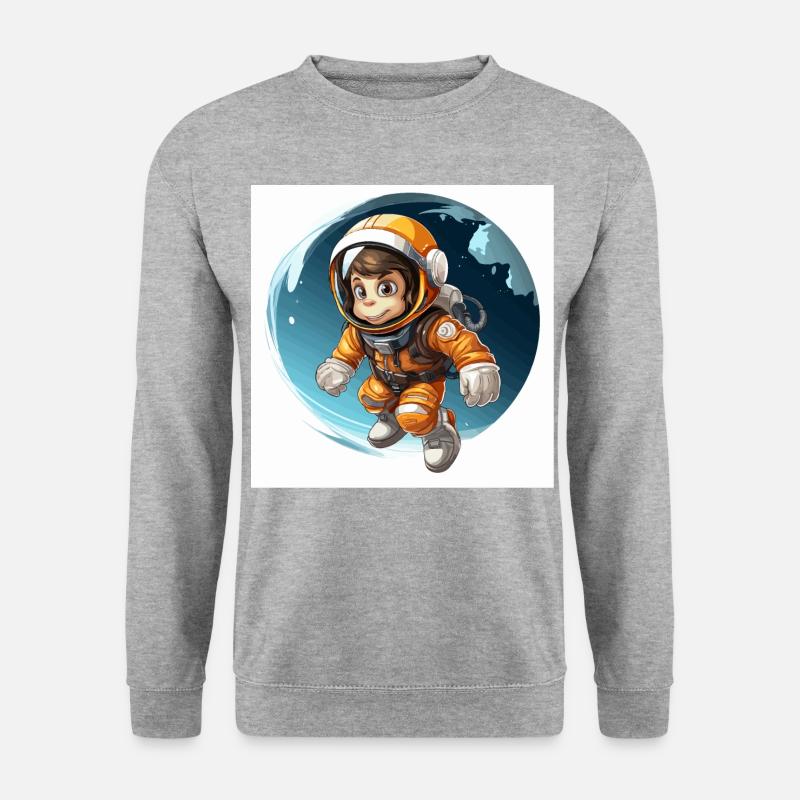 Le primate de l’espace - Sweat-shirt Unisexe - gris chiné