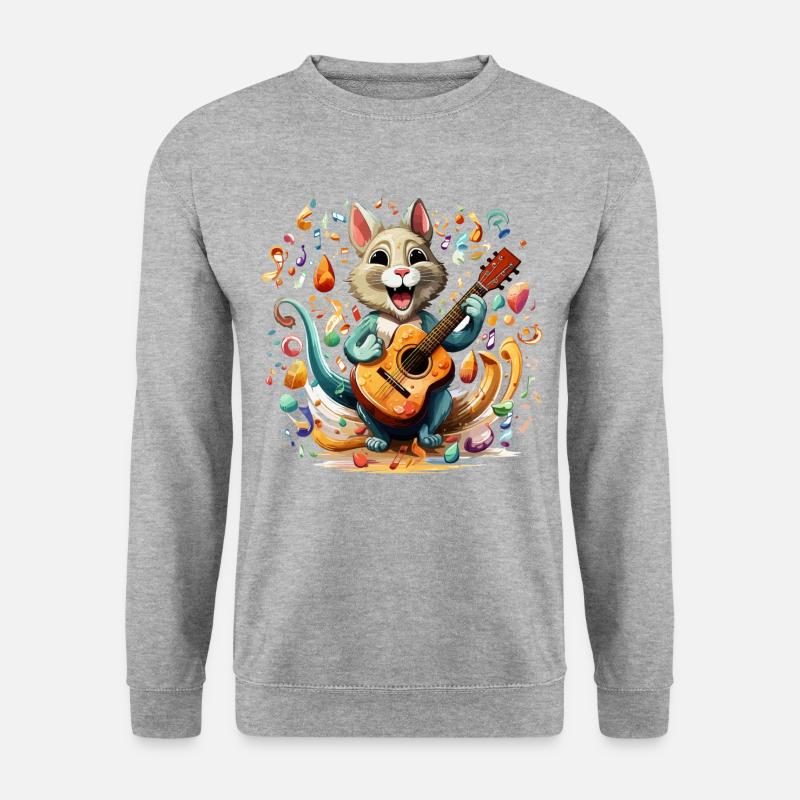 The Nutty Maraca Shaker - Unisex Sweatshirt - salt & pepper