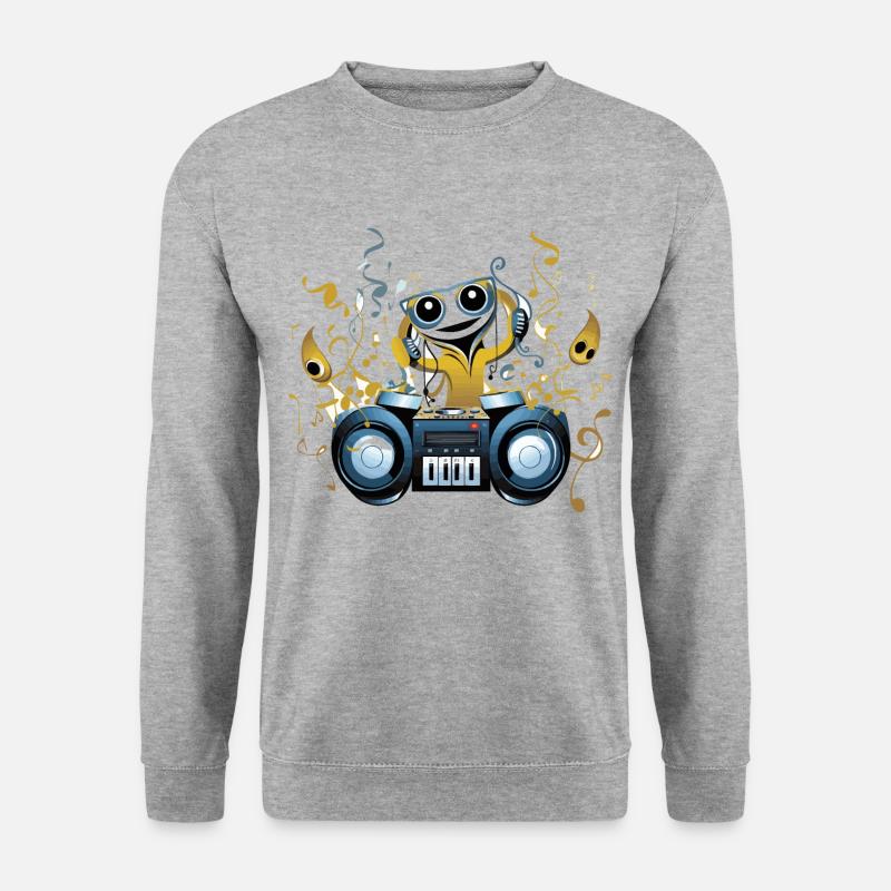 Das Aquatic Bash - Unisex Pullover - Weißgrau meliert
