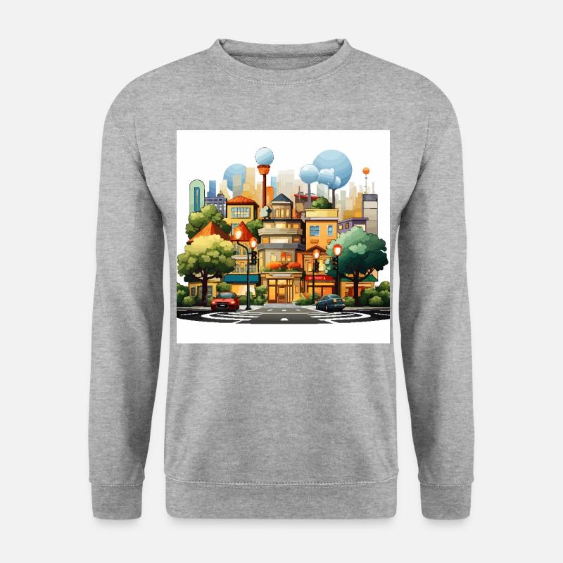 Intersection Harmony - Unisex Sweatshirt - salt & pepper