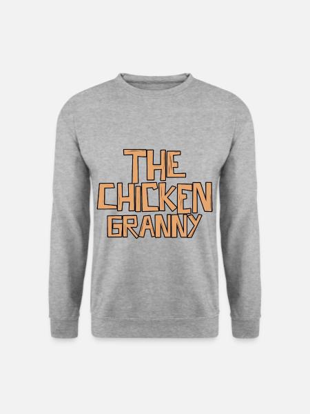 The Chicken Granny 3 - Unisex Sweatshirt - salt & pepper